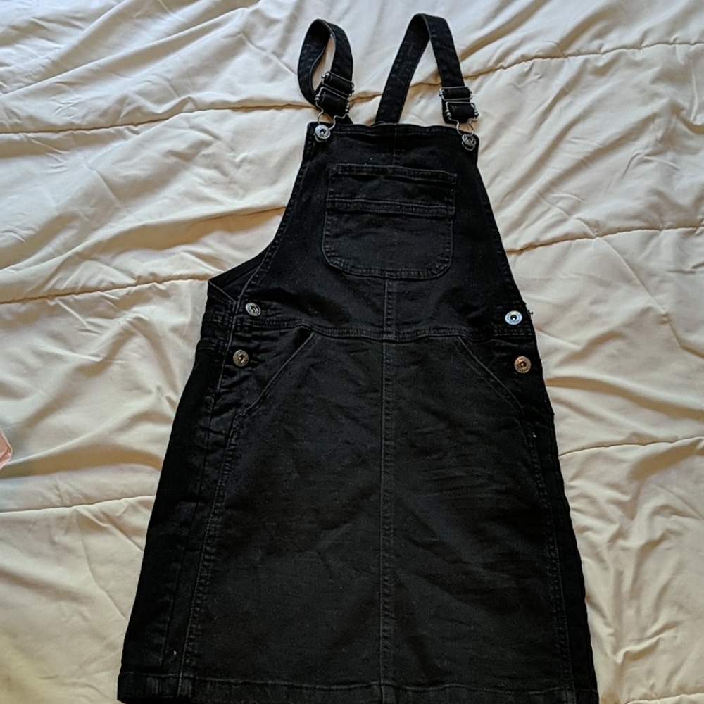Black Jean Romper